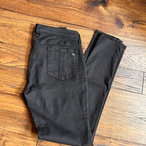 Rag & Bone size 29 Black skinny jeans EUC - Picture 10 of 13
